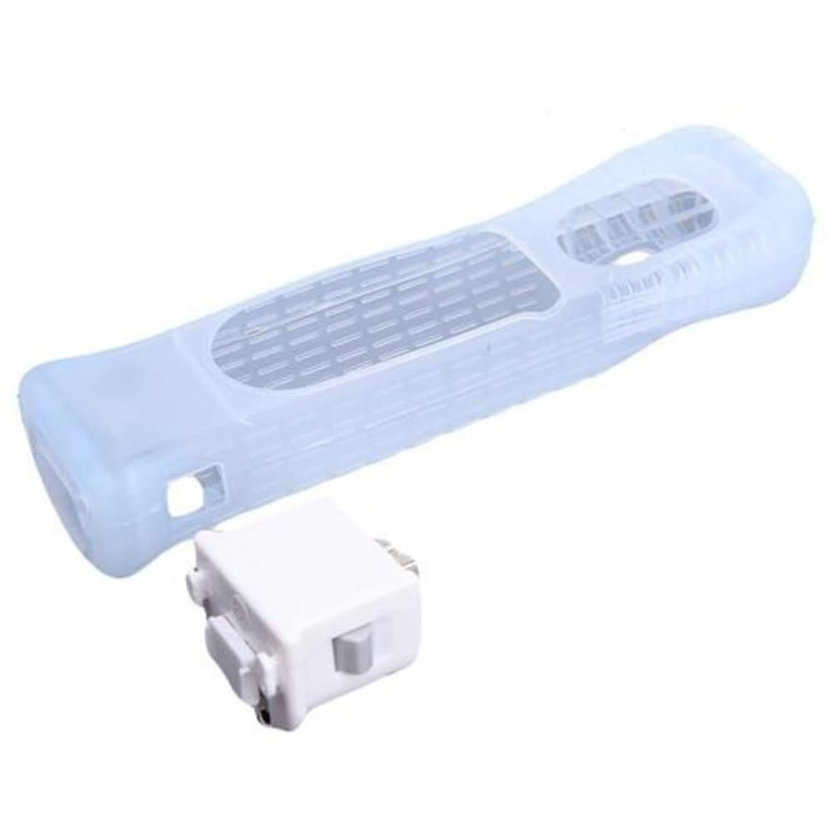 Game Remote Motion Plus Sensor for Nintendo Wii Remote Controller with  Adapter and Silicone Case 