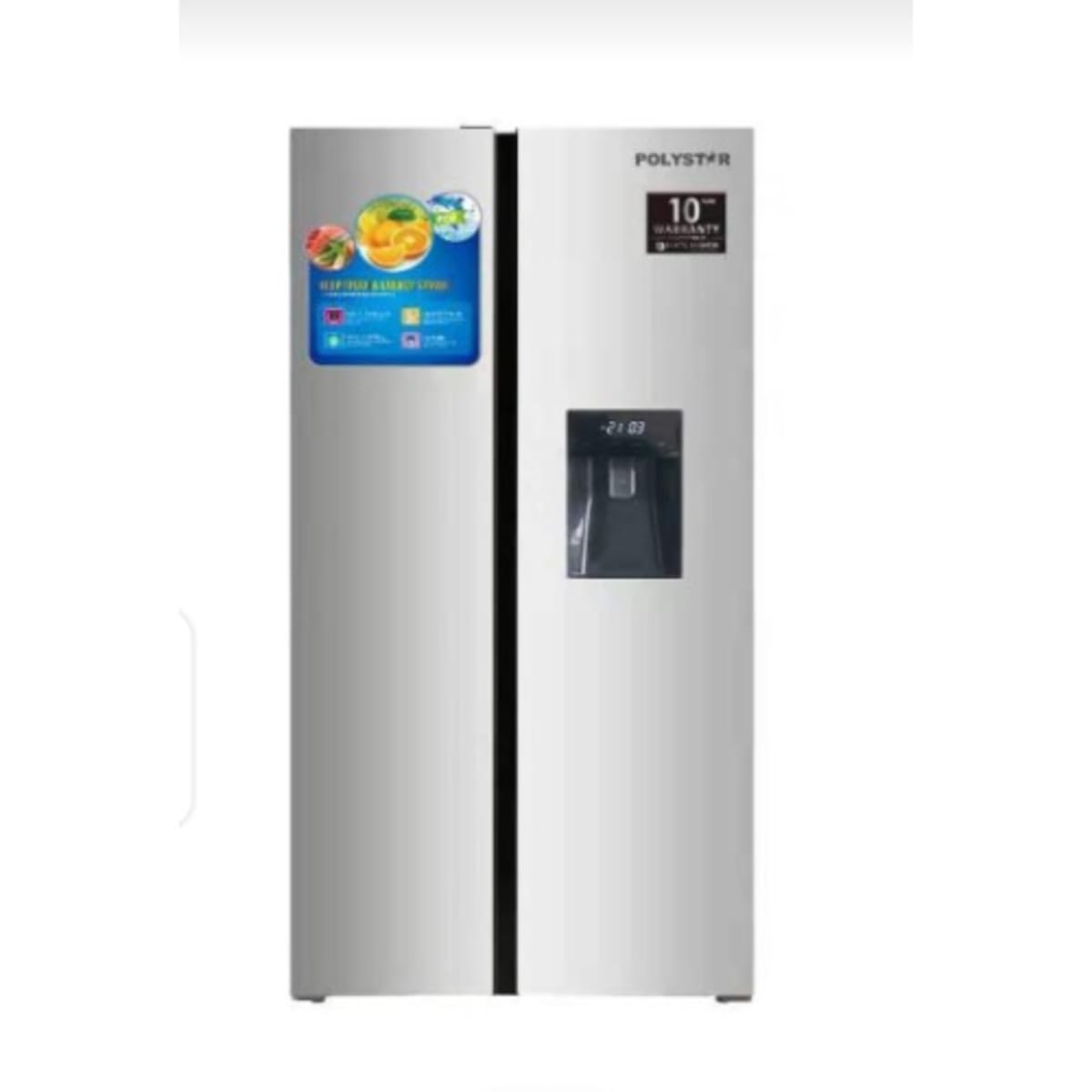 Side by side refrigerator watts deals