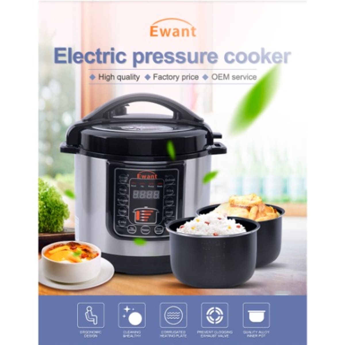 Ewant pressure cooker hot sale