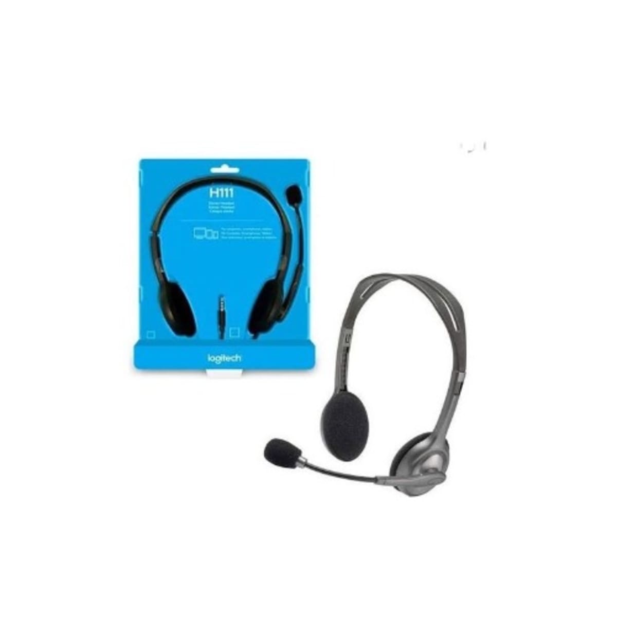 H111 | Headset Online Logitech 3.5mm Konga Stereo Shopping Multi-device