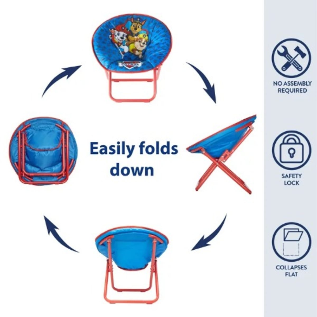 Paw patrol sales saucer chair