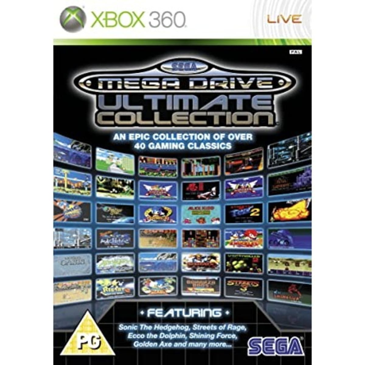 Sega genesis hot sale classics xbox 360