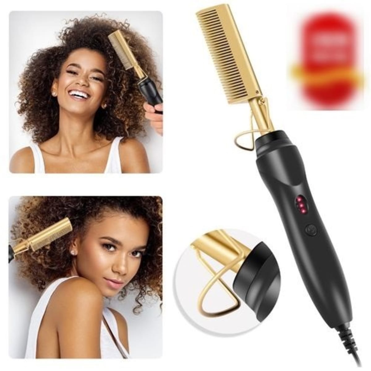 Comb for flat top iron