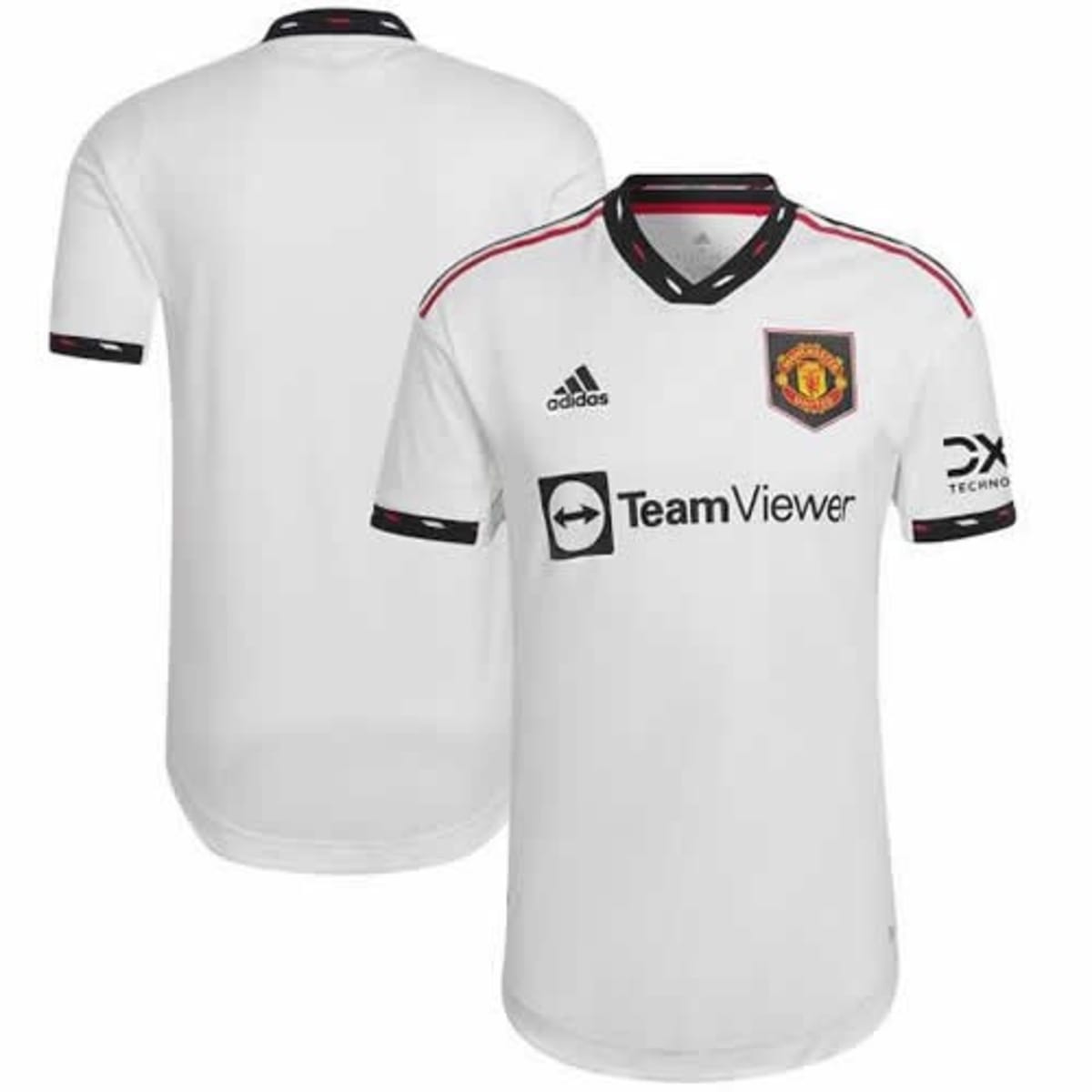 Manchester united aon white jersey on sale