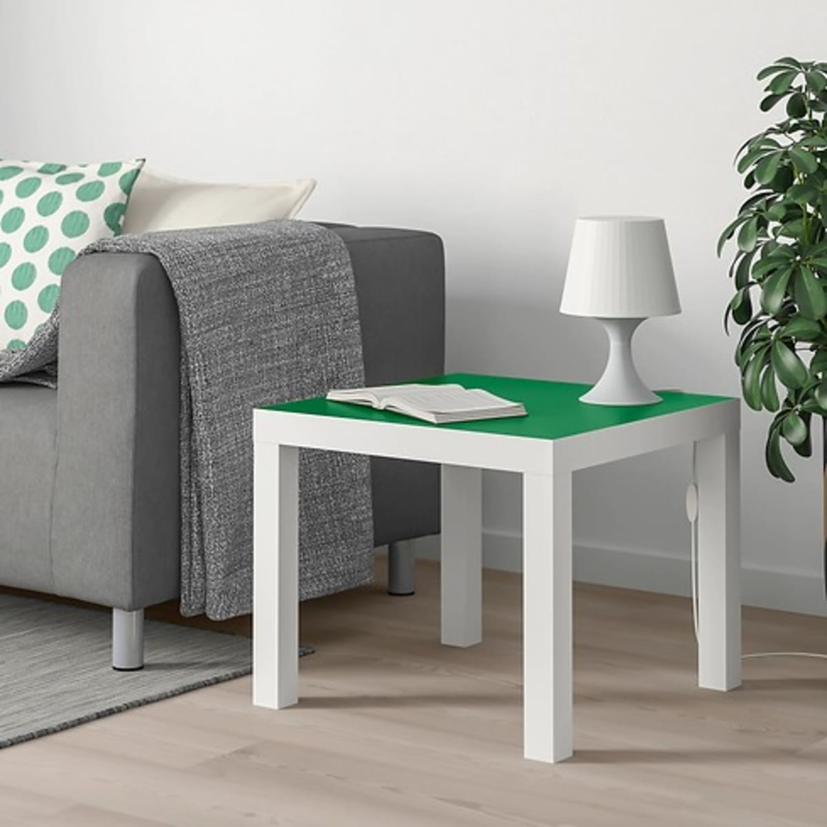 Lack shop table white