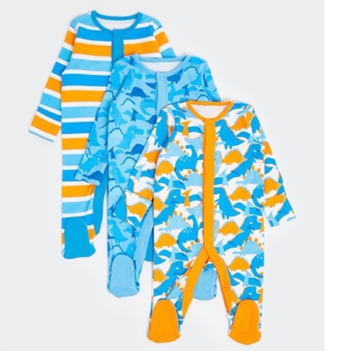 Baby boy footless sleepsuits clearance