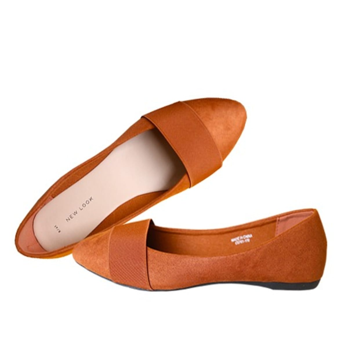 Women Latest Suede Flat Shoes - Brown