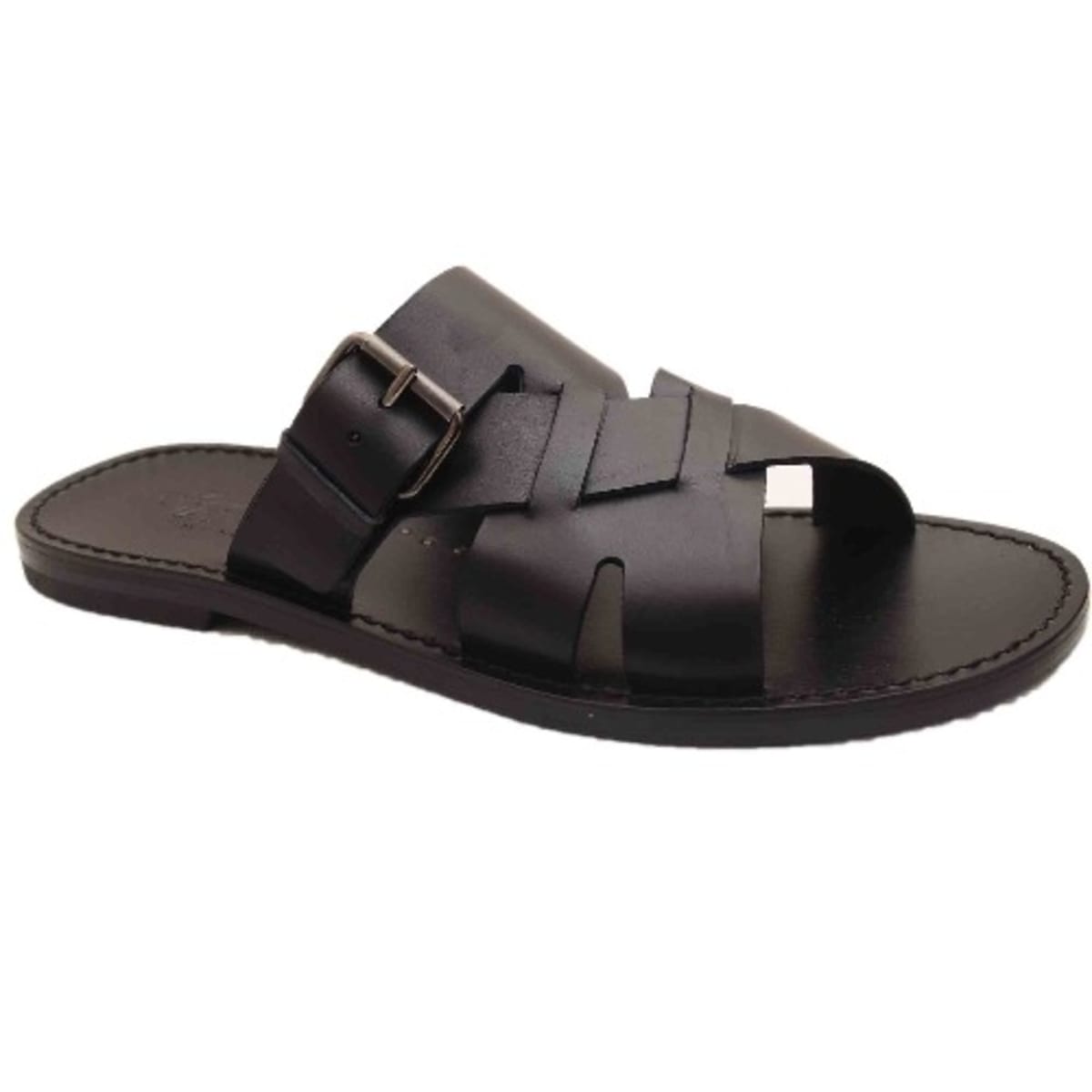 Italian leather slippers best sale and sandals
