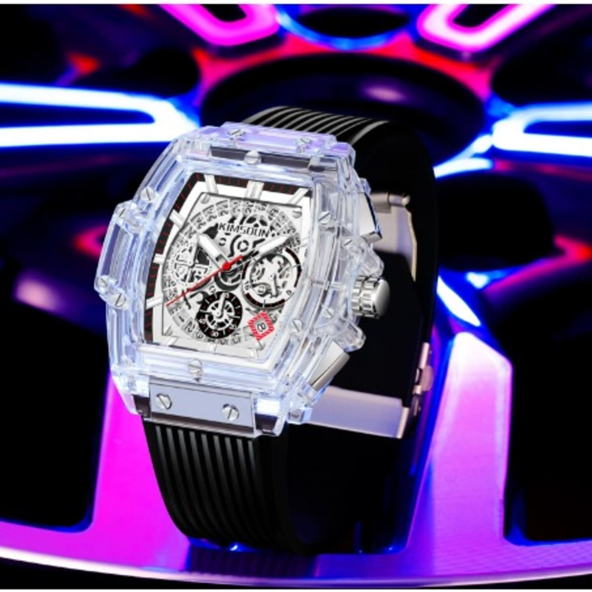 Kimsdun watch on sale transparent