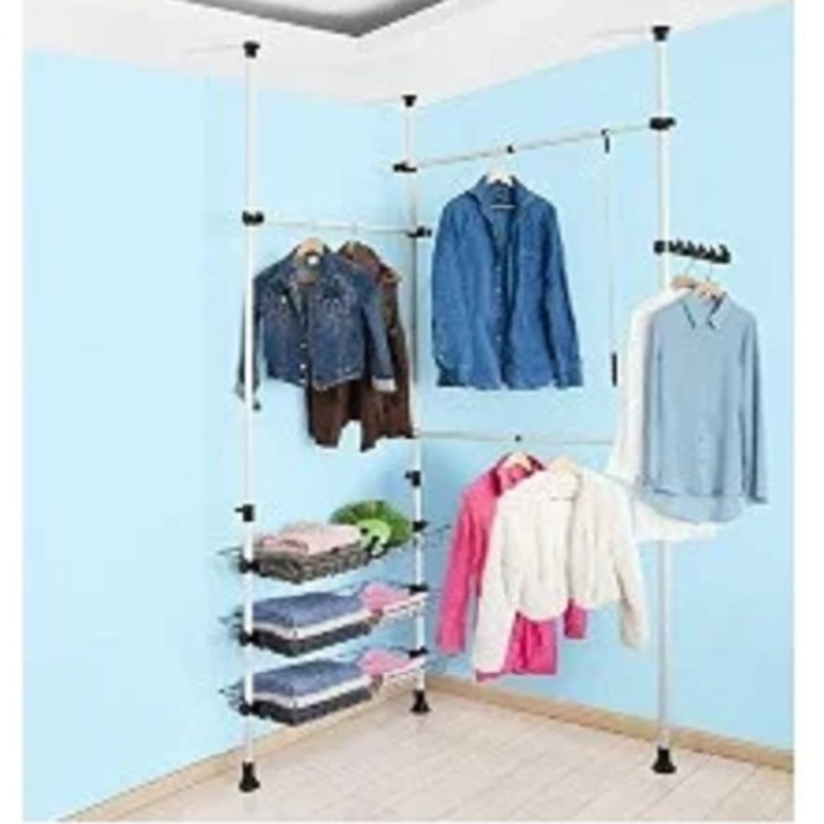 Sobuy telescopic wardrobe best sale