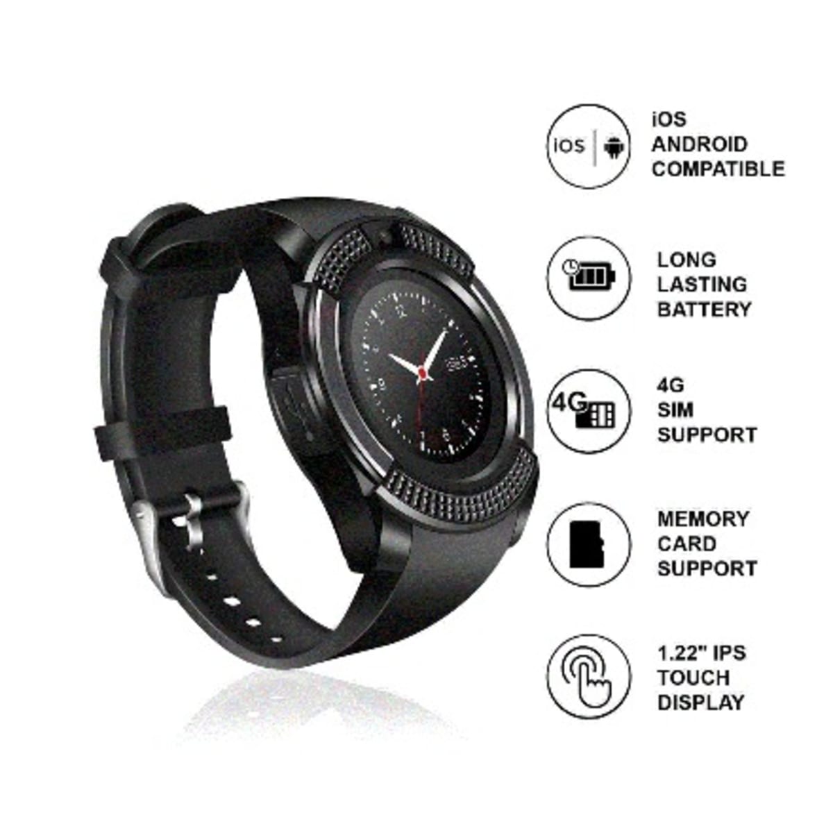V8 smart watch 4g discount