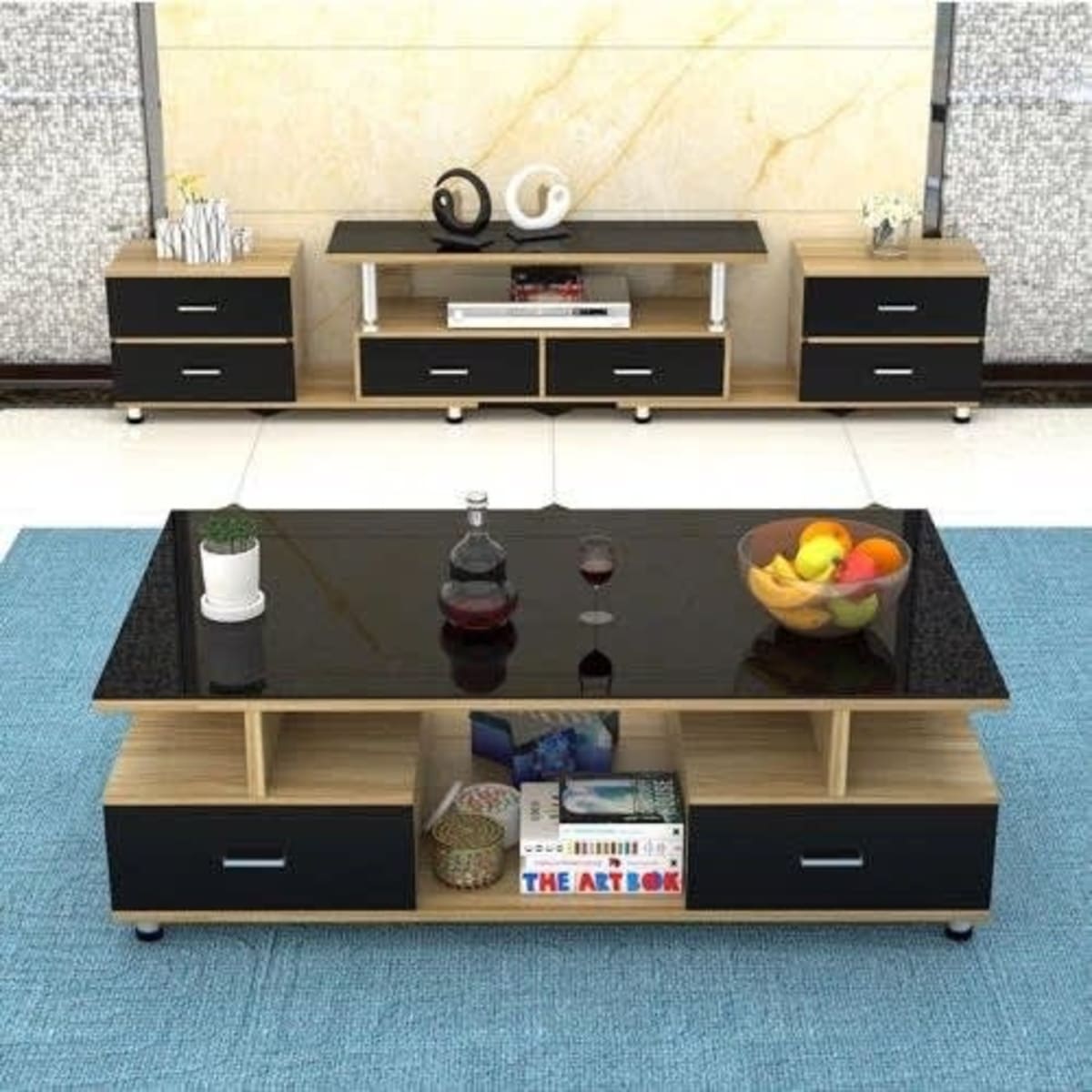 Tv stand shop and table set