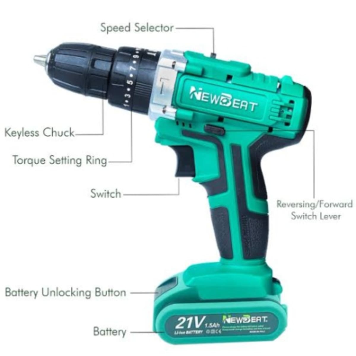 Wireless cheap drill machine