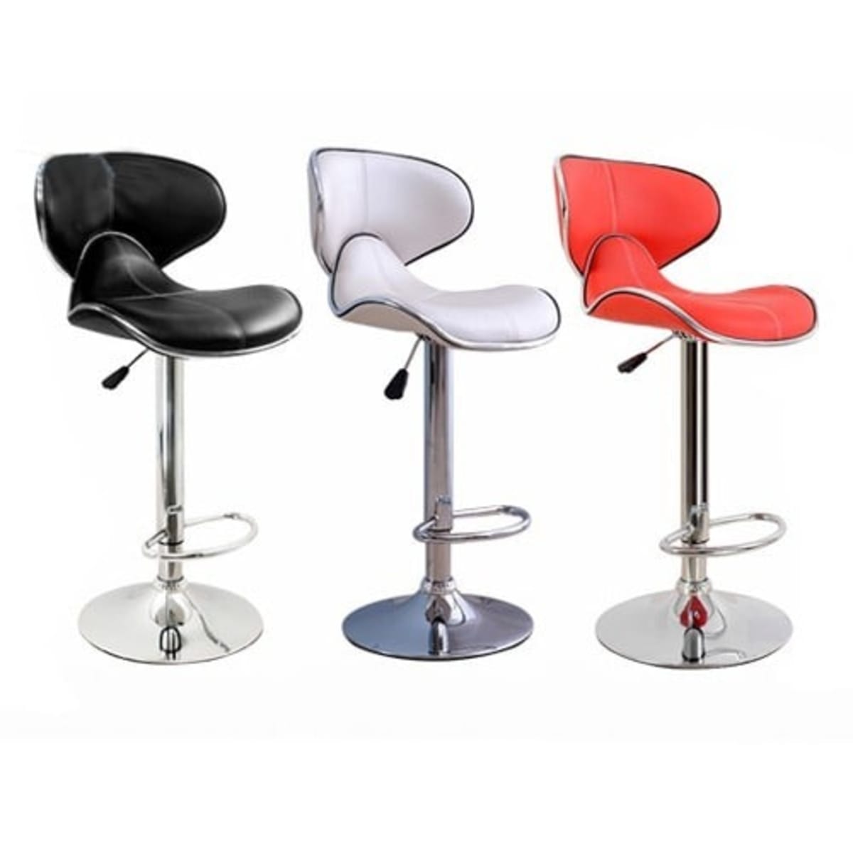 Silver bar stools set of 3 store