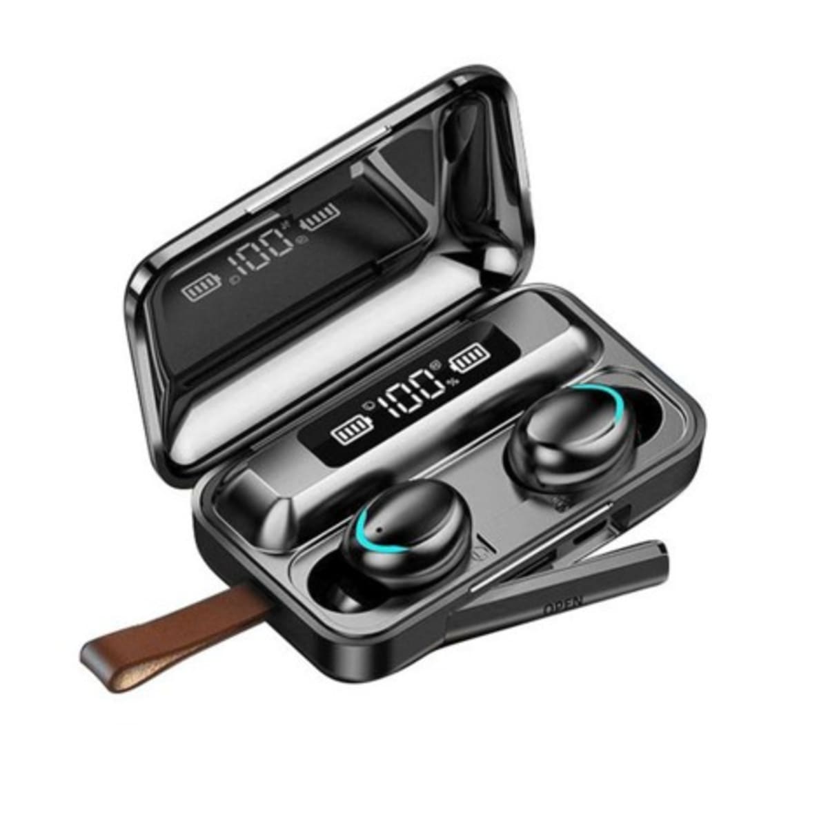Fingerprint Touch Bluetooth Earphones With Led Display Konga