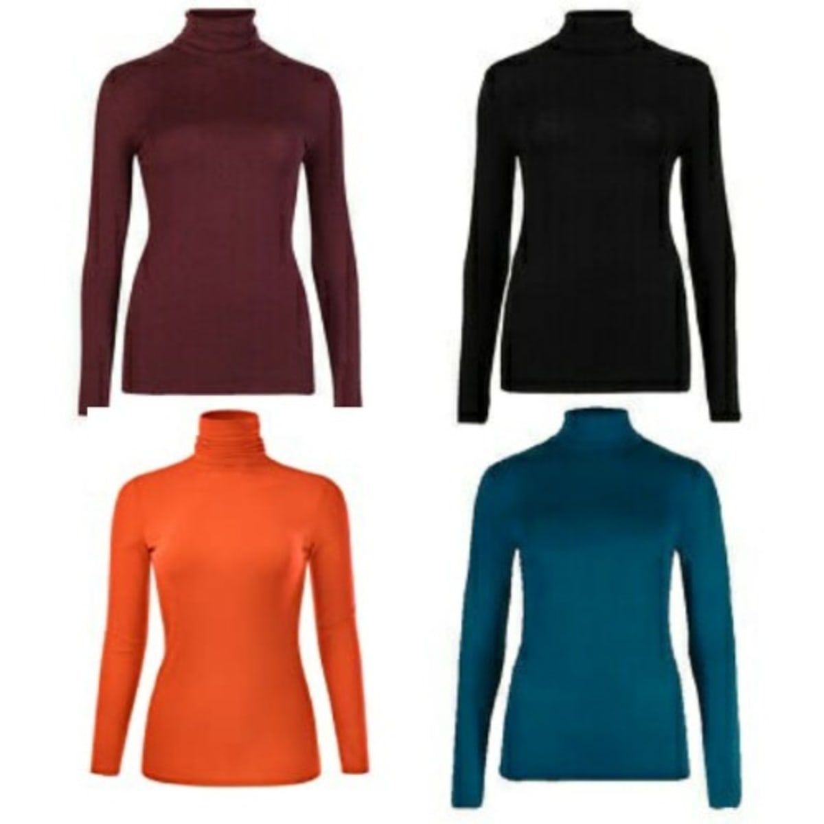 Women's top turtleneck shirts