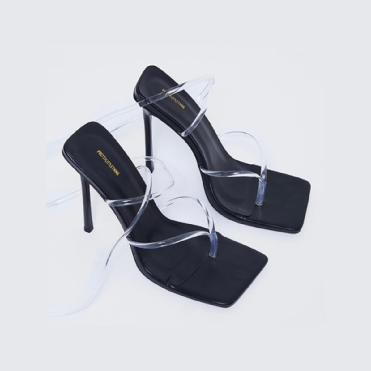 Prettylittlething store clear heels