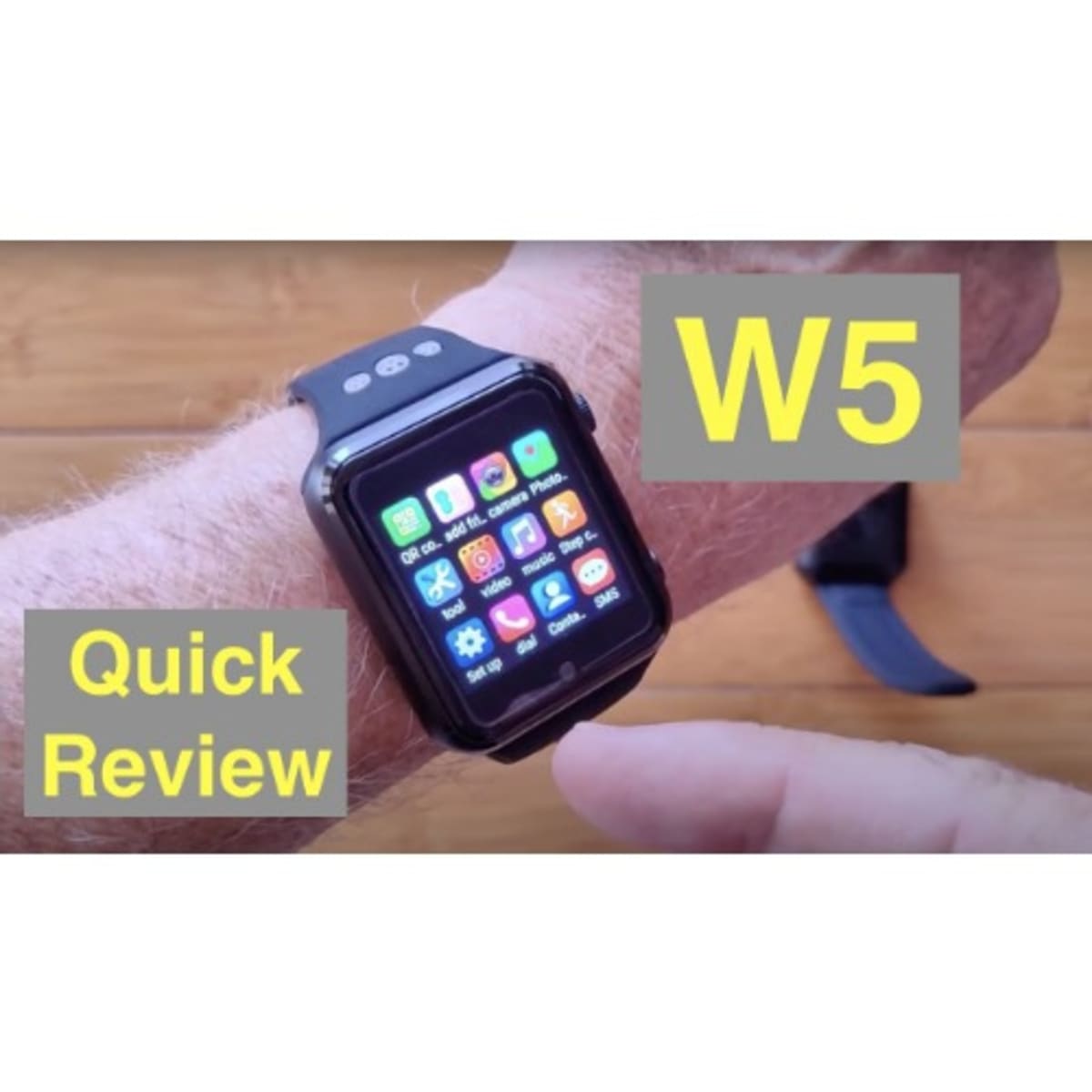W5 smart watch review best sale