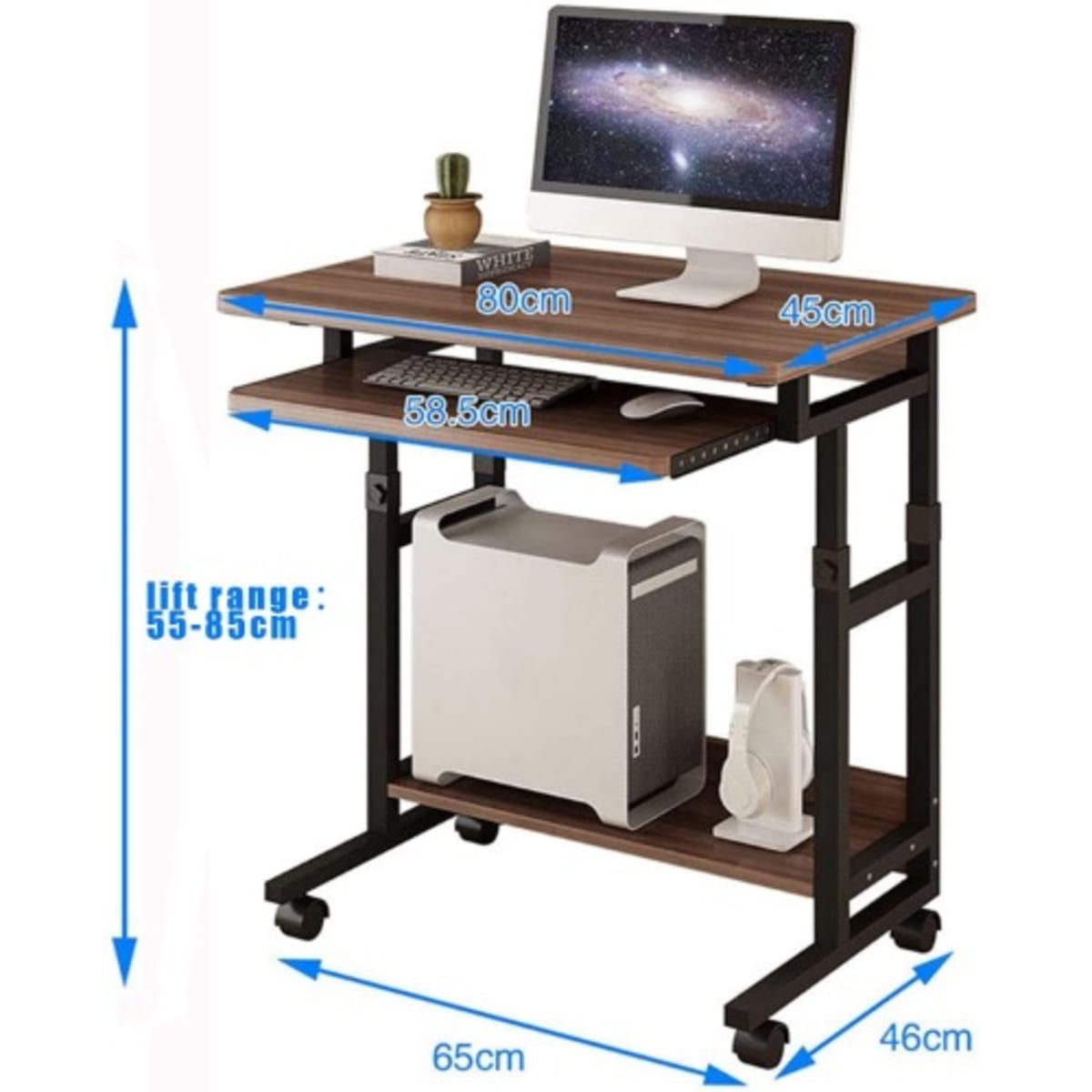 Side table store for desktop