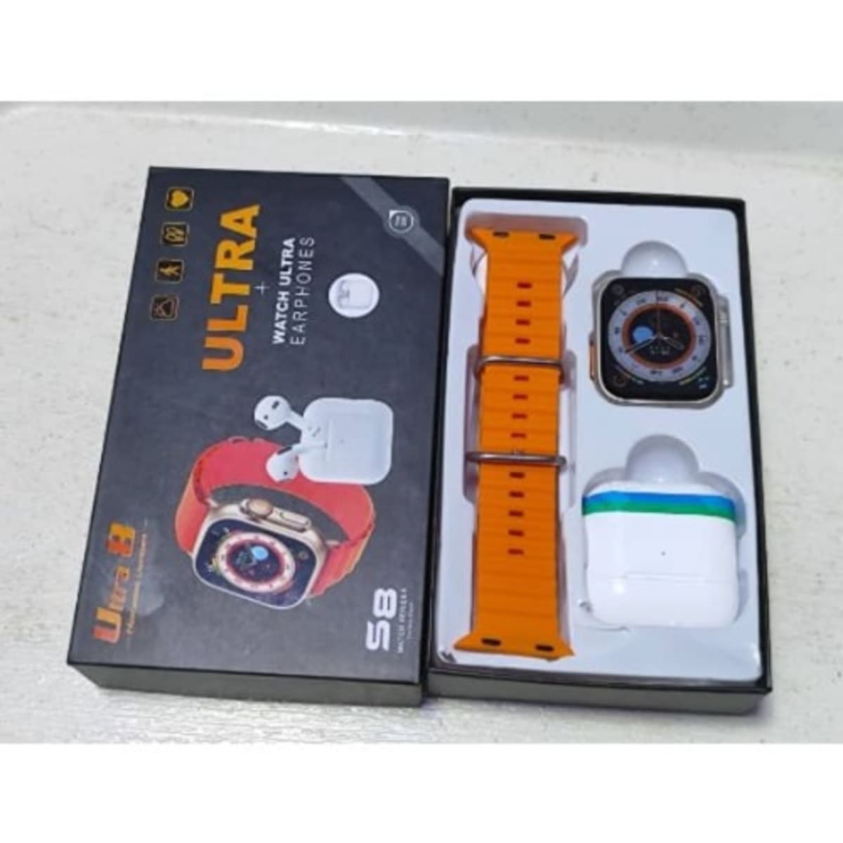 S8 Ultra 8 Smart Watch With Earbuds Konga Online Shopping