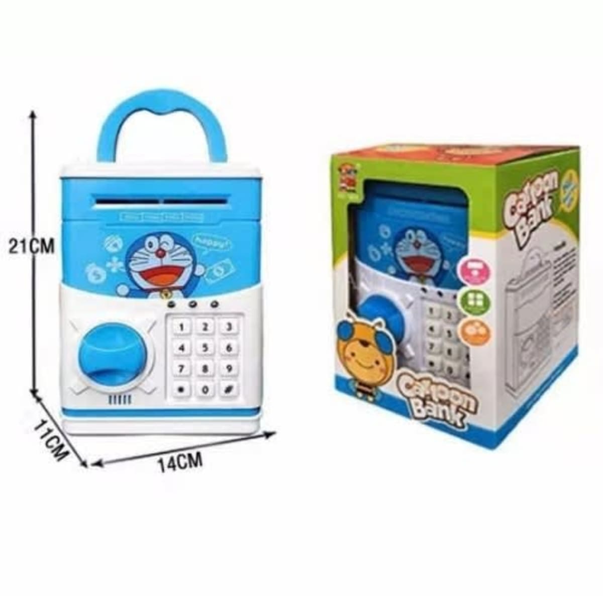 Doraemon atm piggy store bank