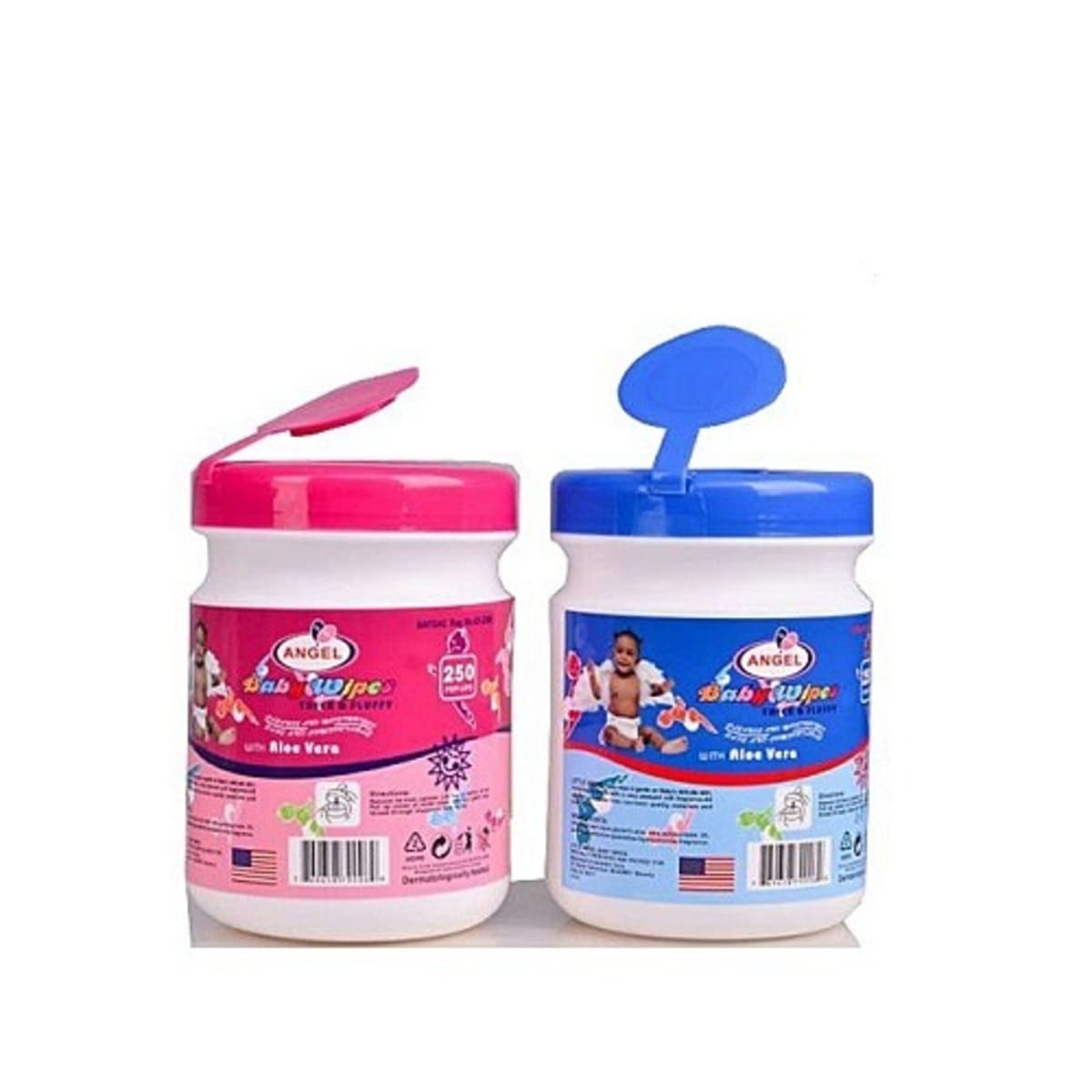 Canister outlet baby wipes