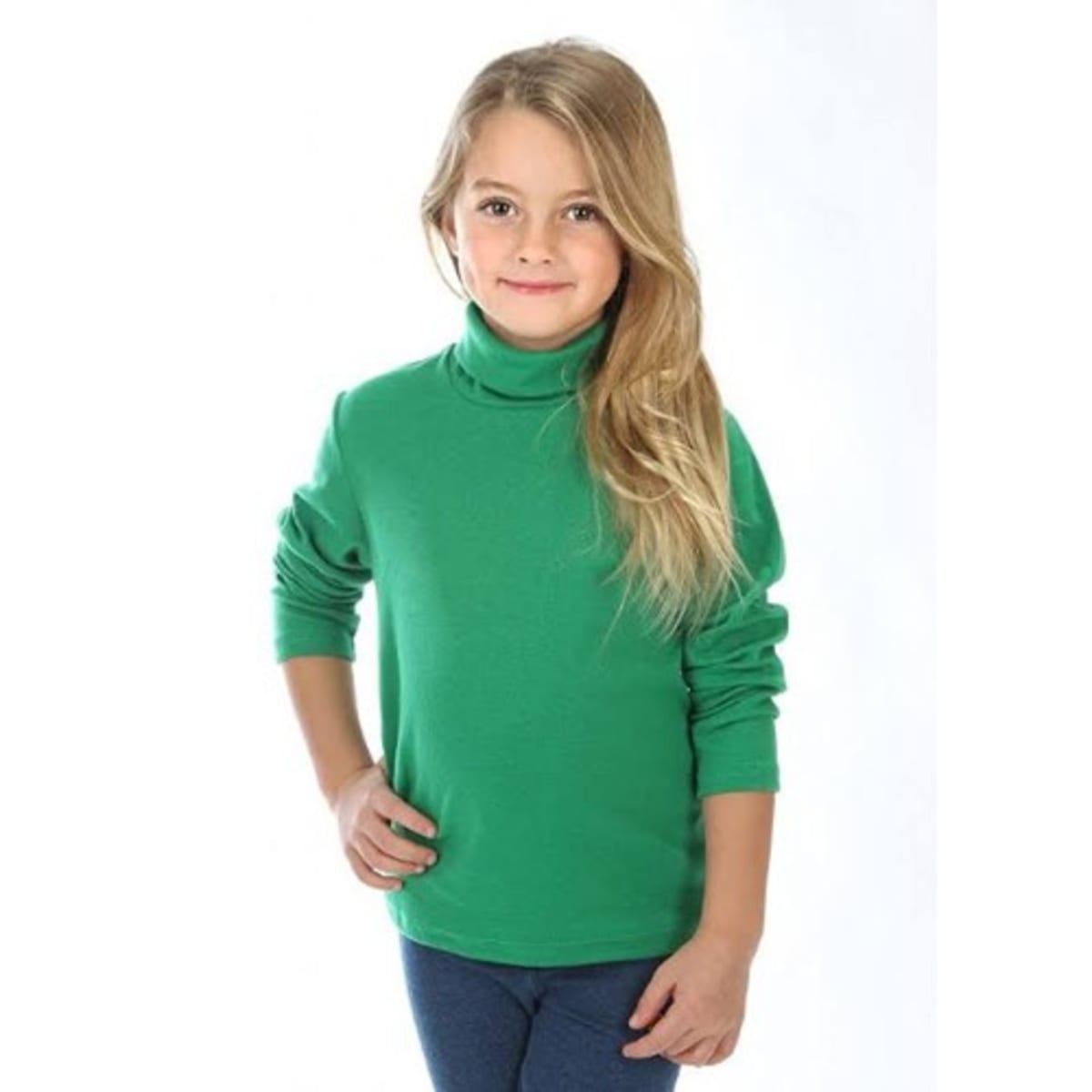 Kids green turtleneck on sale