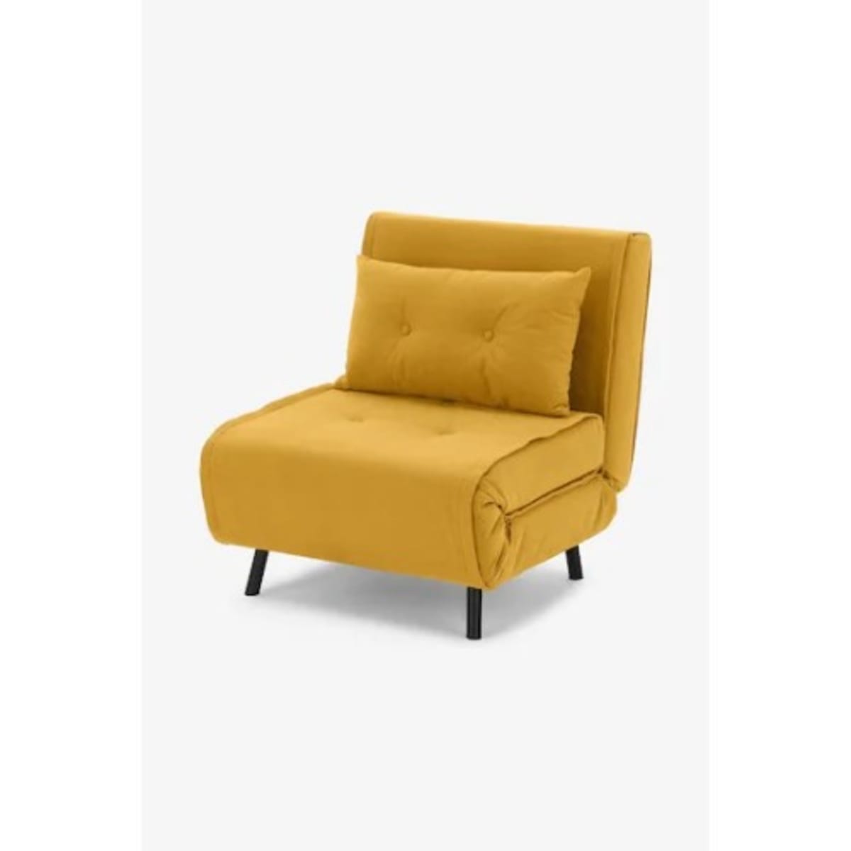 Yellow single on sale sofa bed