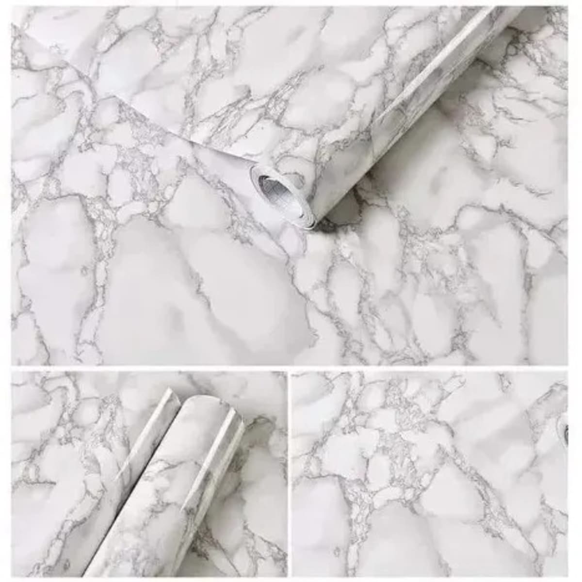 Art3d Waterproof Matte Faux Marble Self-Adhesive Wallpaper