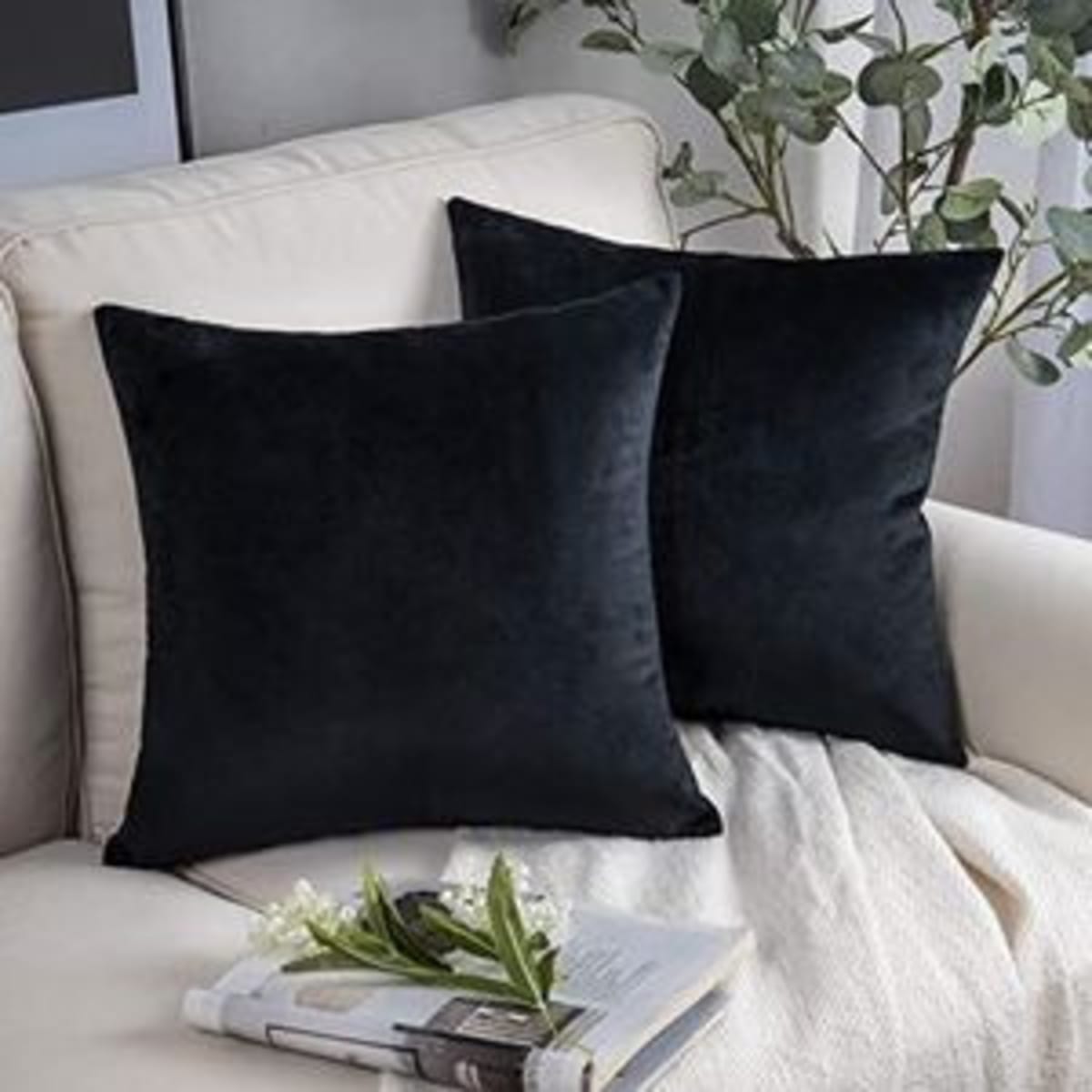 Plain online throw pillows