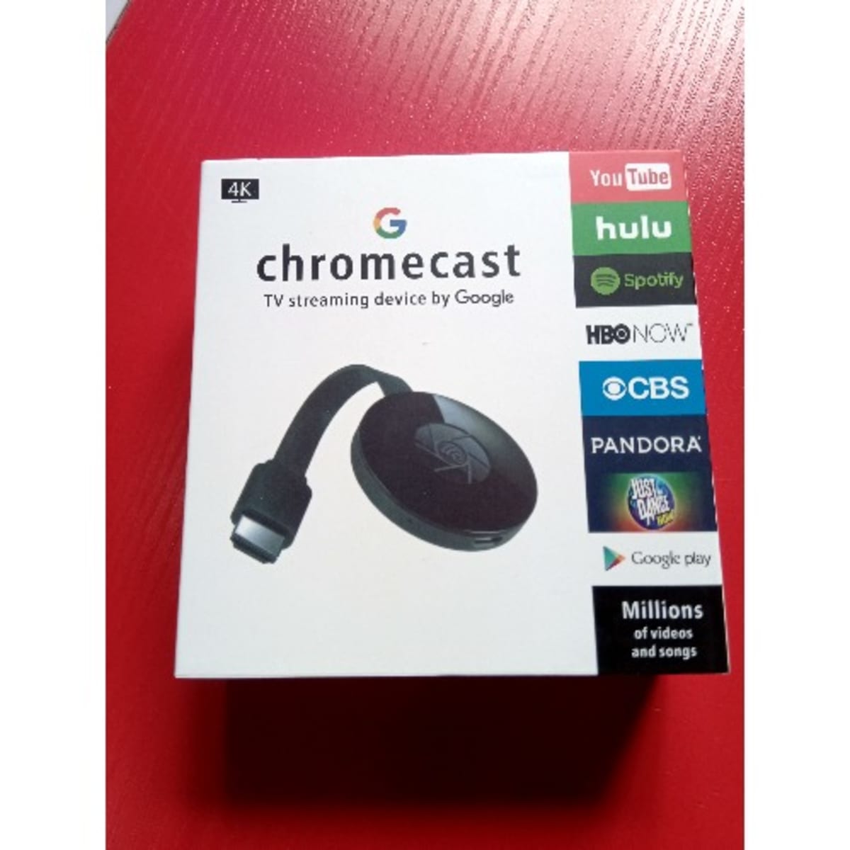 Google Chromecast - Streaming Device with HDMI Cable - Stream Shows, Music,  Photos, and Sports from Your Phone to Your TV