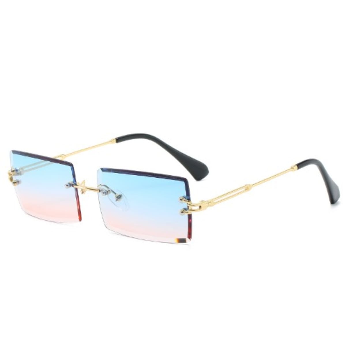 Rimless gradient sunglasses on sale