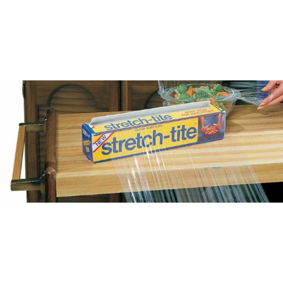 Stretch-Tite Premium Plastic Food Wrap, 500 Sq. Ft., 516.12-Ft. x
