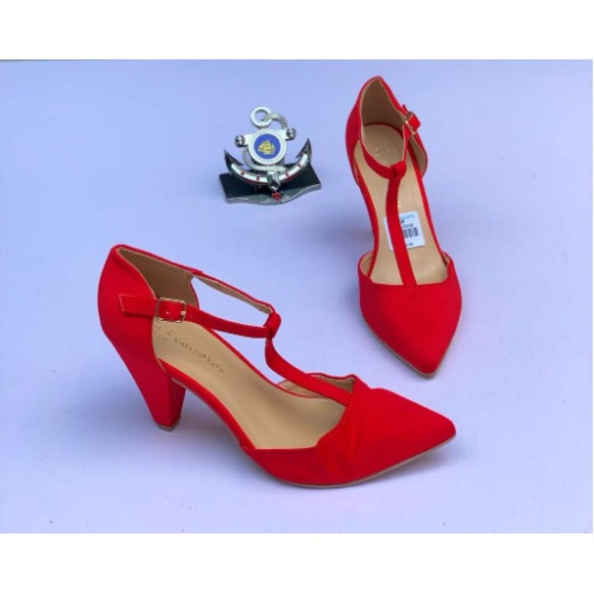Front And Back Cover Heeled Shoe Red Konga Online Shopping