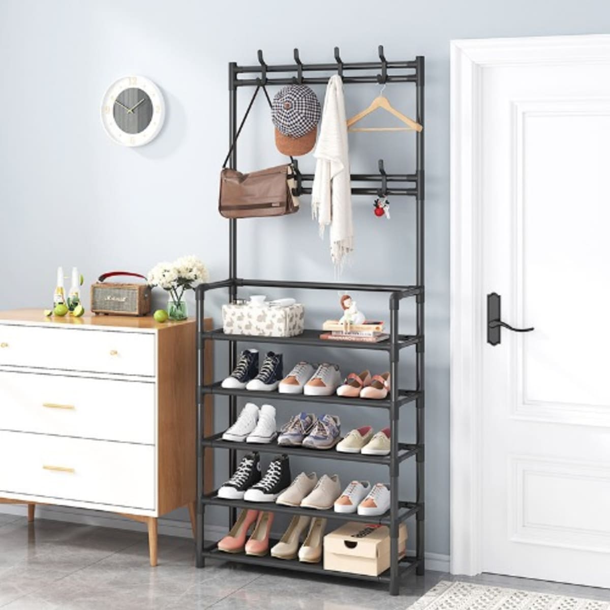 Coat shoe cheap rack entryway
