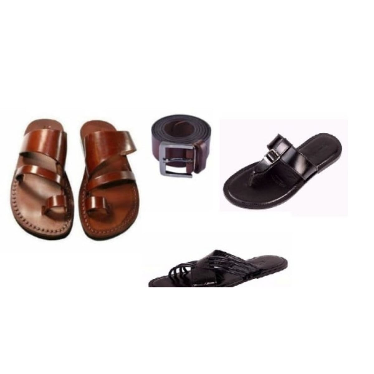 3 shop belt slippers