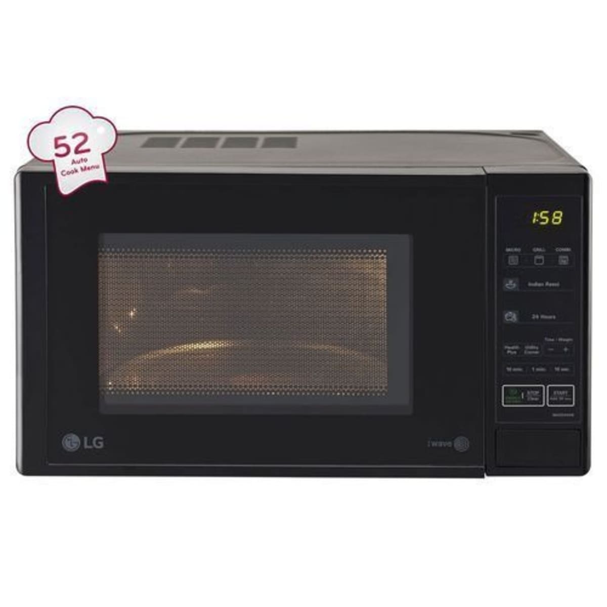 Lg top touch microwave