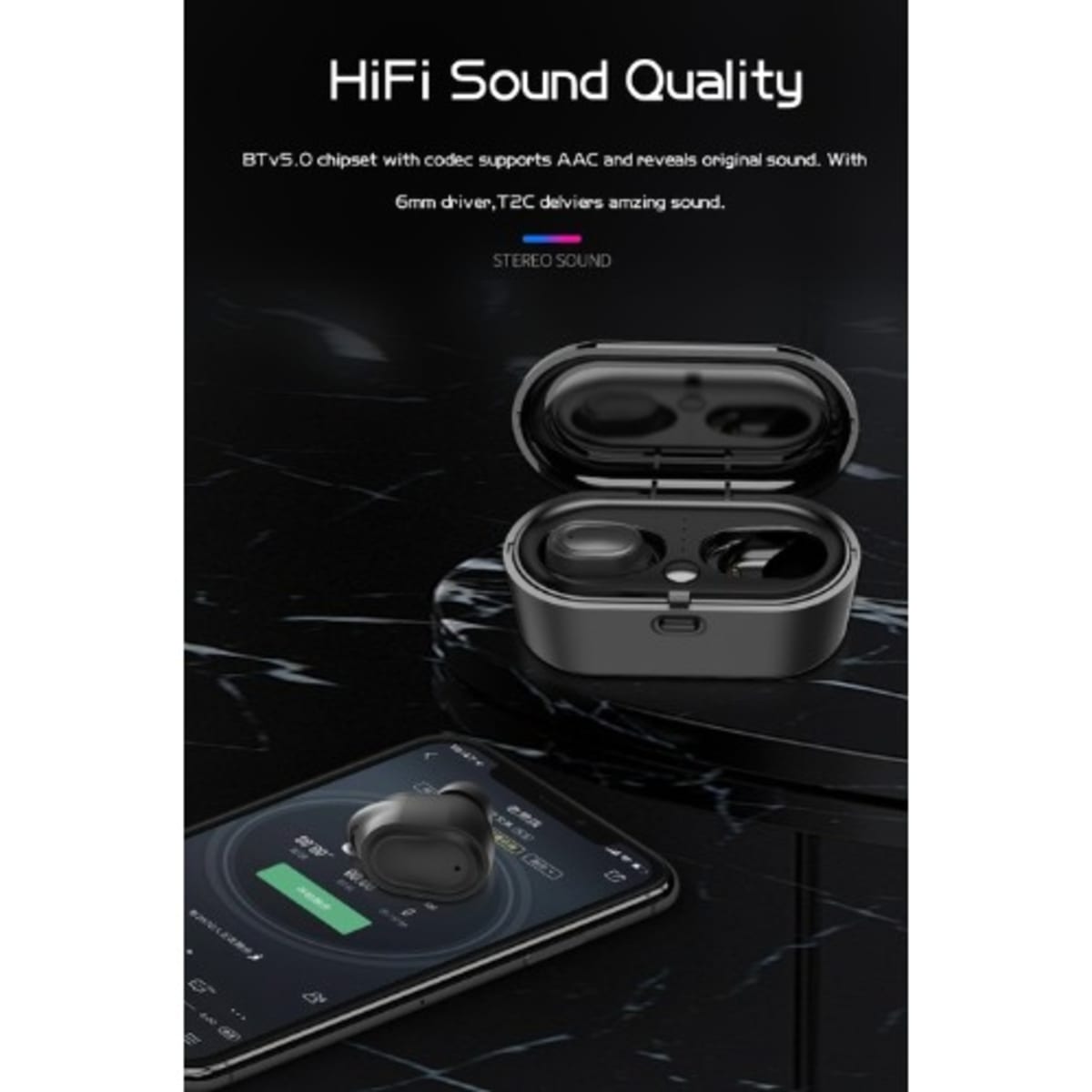 Air clearance plus earphones