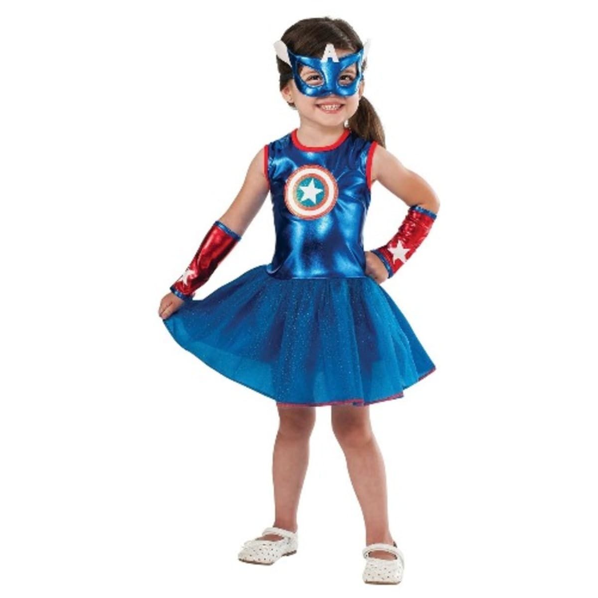 Captain America Girl Costume Medium Size Konga Online Shopping