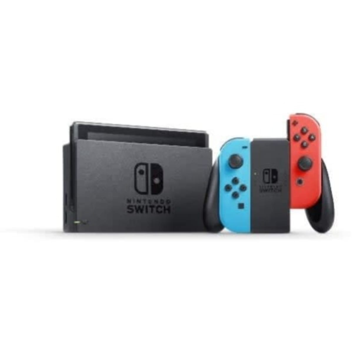 Nintendo Switch With Neon Blue Red Controllers 2nd Generation