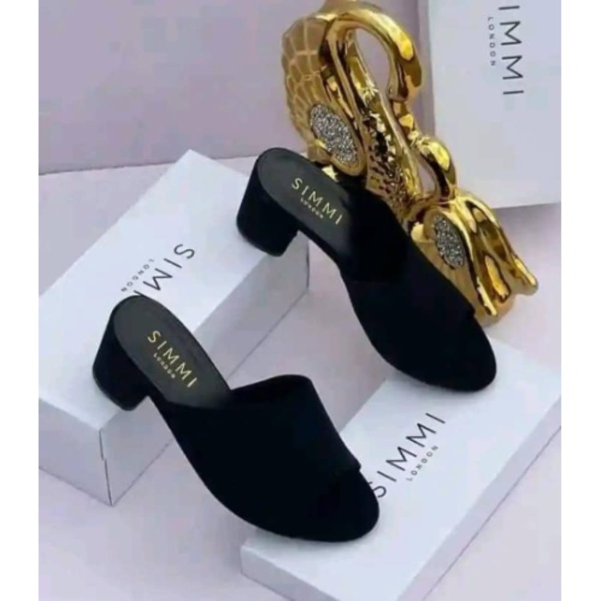 Latest block heels slippers store