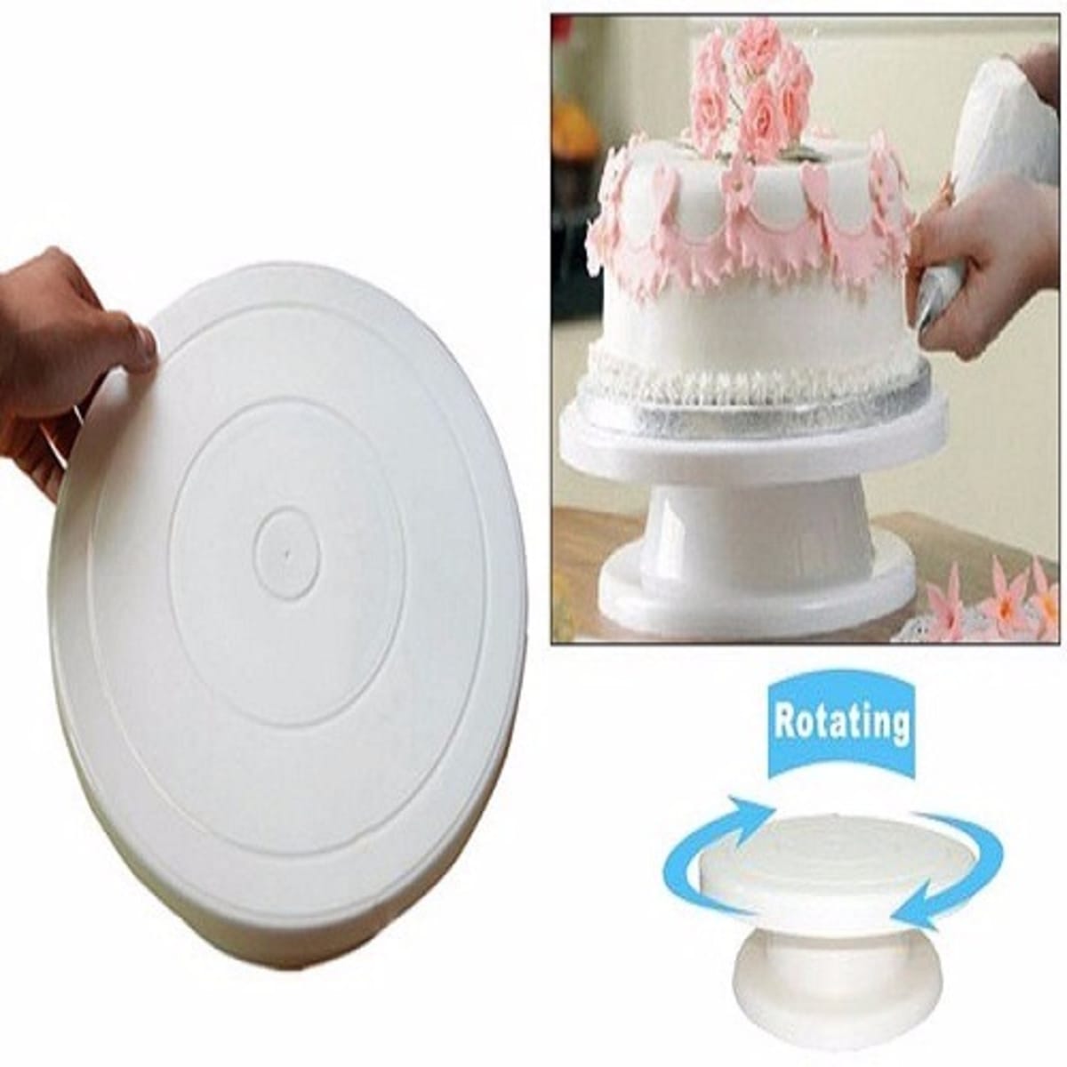 Buy Plastic Revolving Cake Stand 11