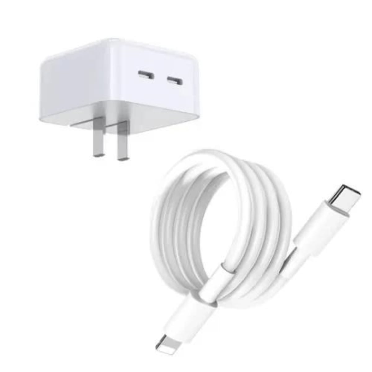 Iphone charger double discount adapter