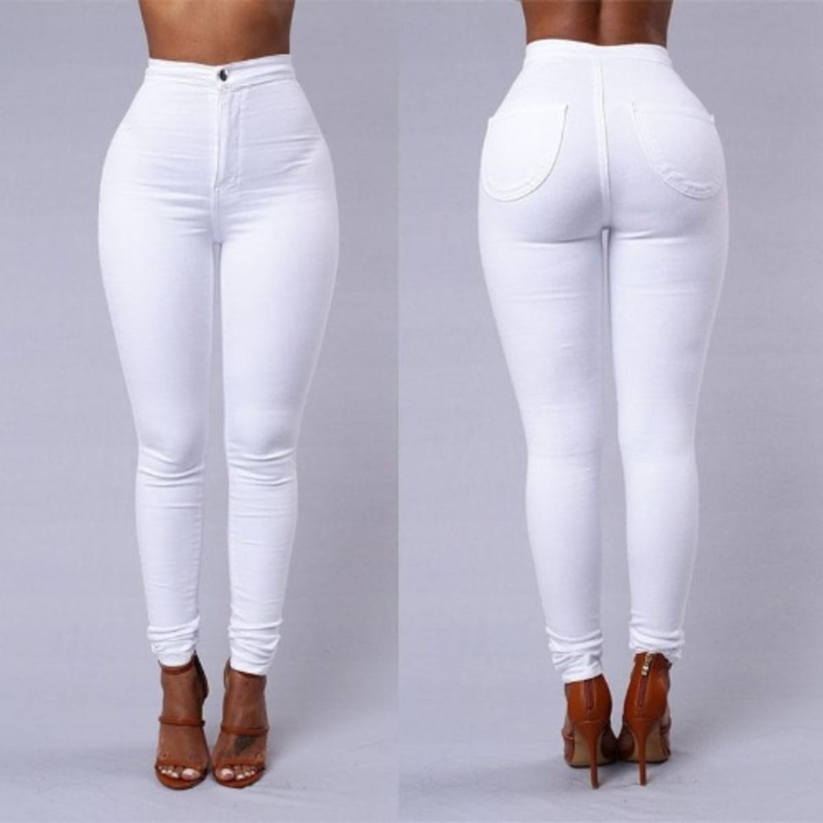 White denim hot sale jeans ladies