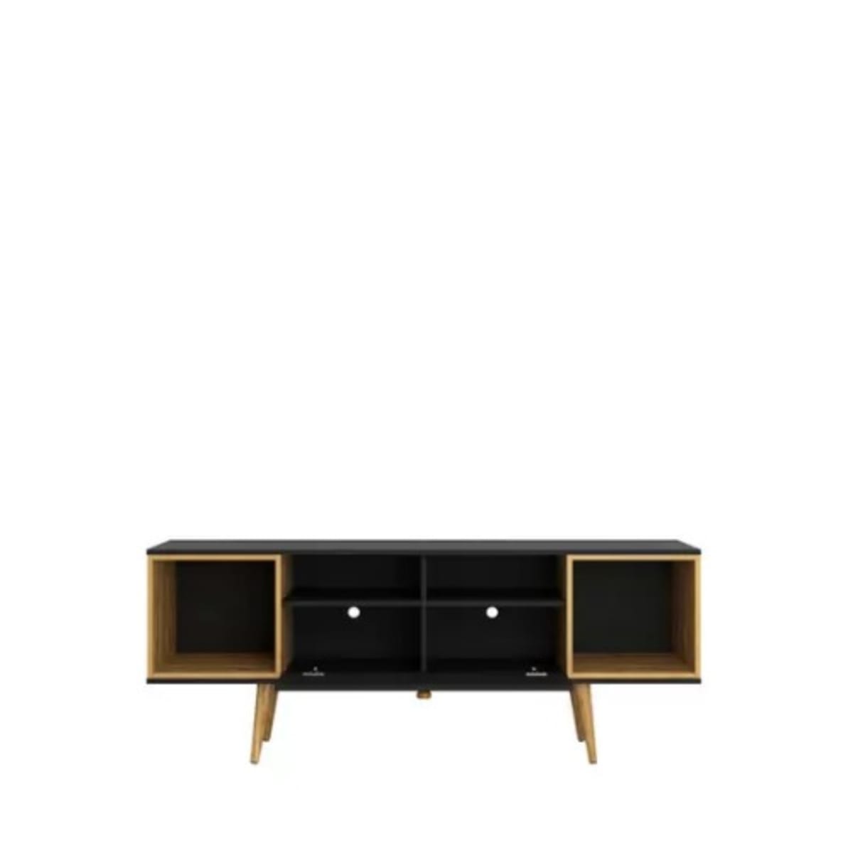 Laursen solid discount wood tv stand