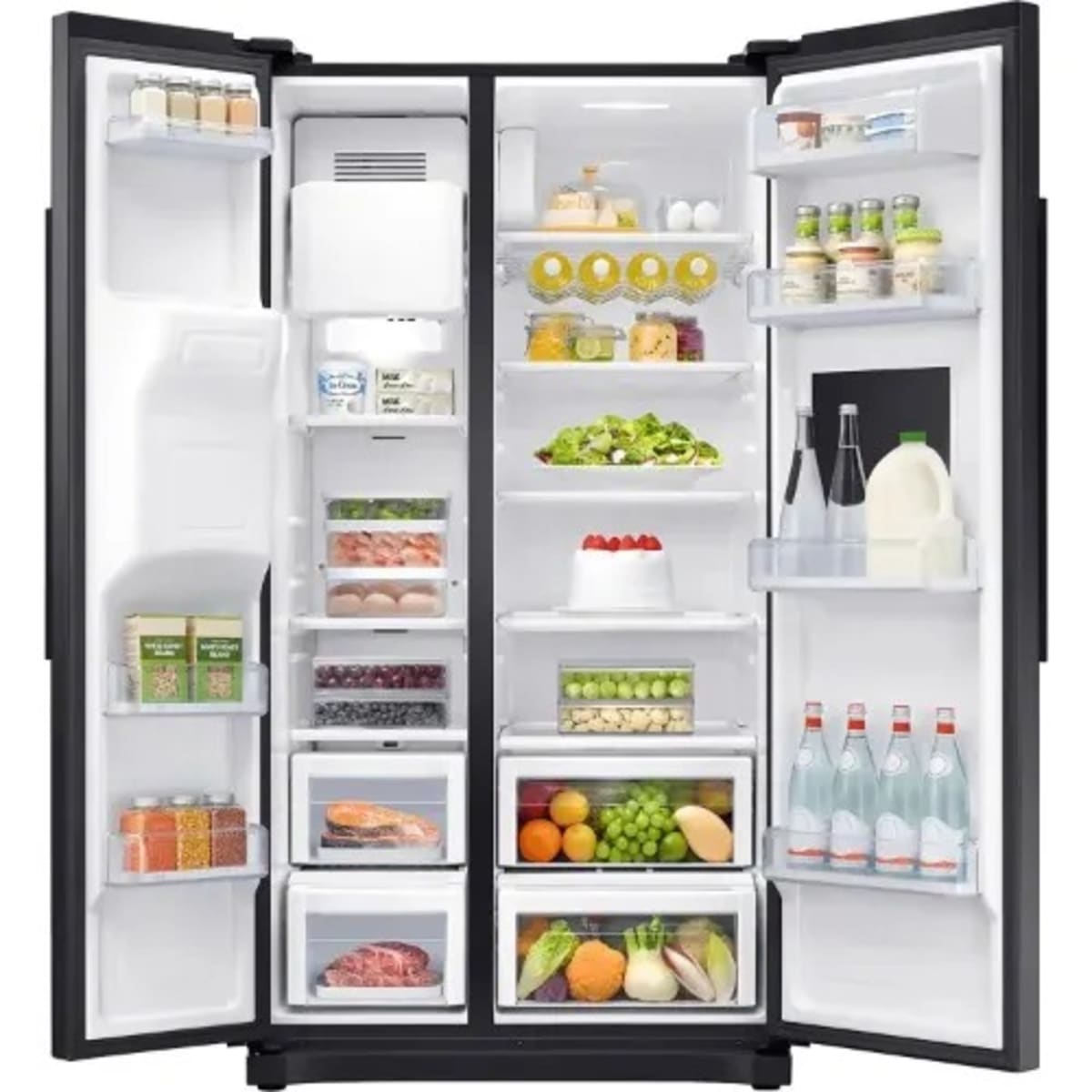 Side By Side Inverter Refrigerator With Water Dispenser Pv sbs667wd inv 436 150W