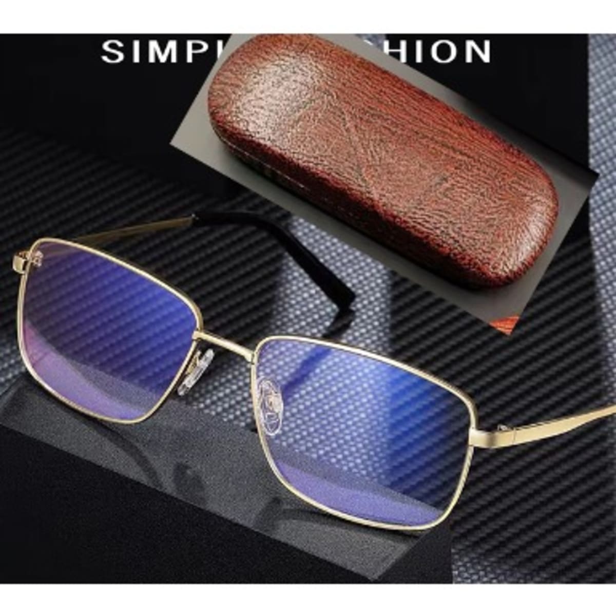 Anti Blu ray Metal Glasses With Case Konga Online Shopping