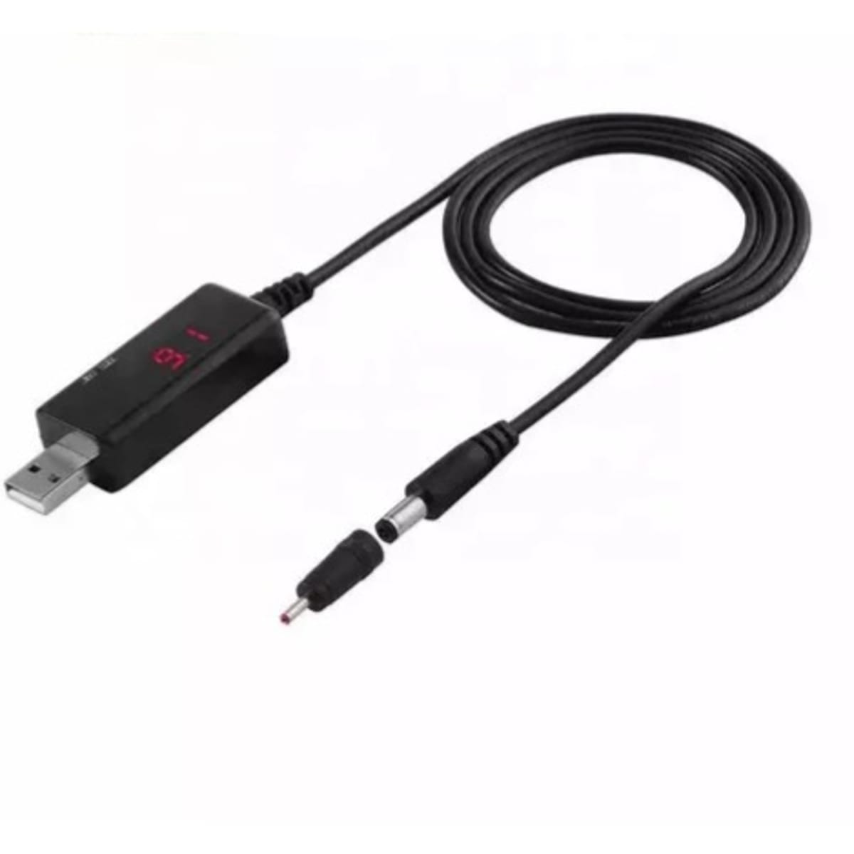 Dc 5v To 9v or 12v Usb Step-up Boost Converter Cable For Router With Digital  Display