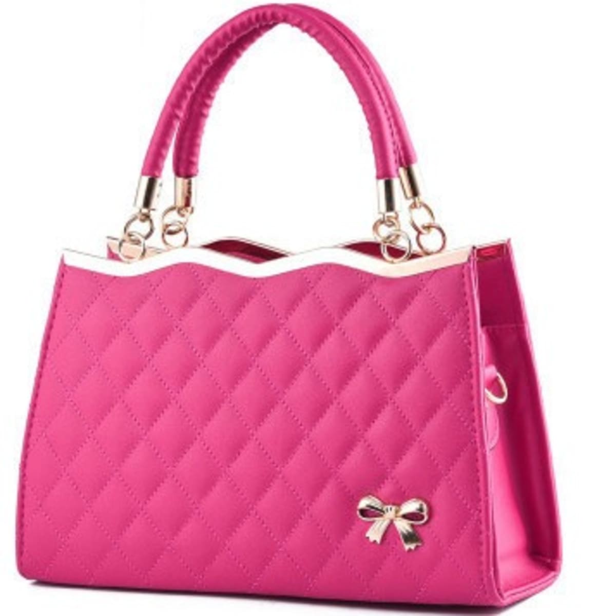 Handbag on sale pink colour