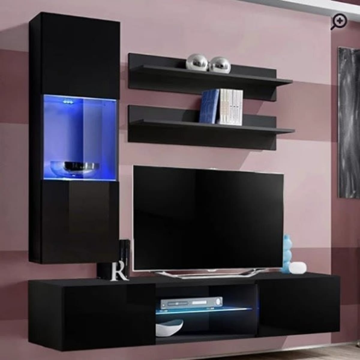 Boone floating entertainment center for best sale tvs up to 70